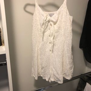 NWT Urban Outfitters White eyelet Romper